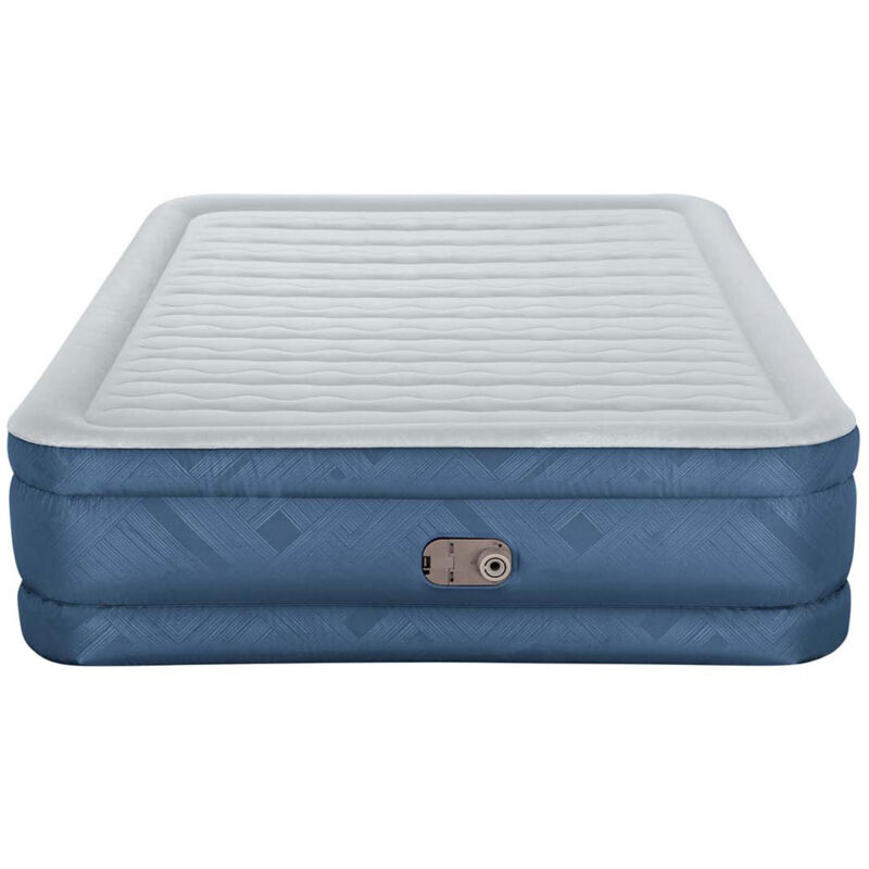Bestway - Luftbett 203 x 152 x 46 cm Fortech mit extra komfortabler Liegefläche mit integrierter Elektropumpe für 2 Personen