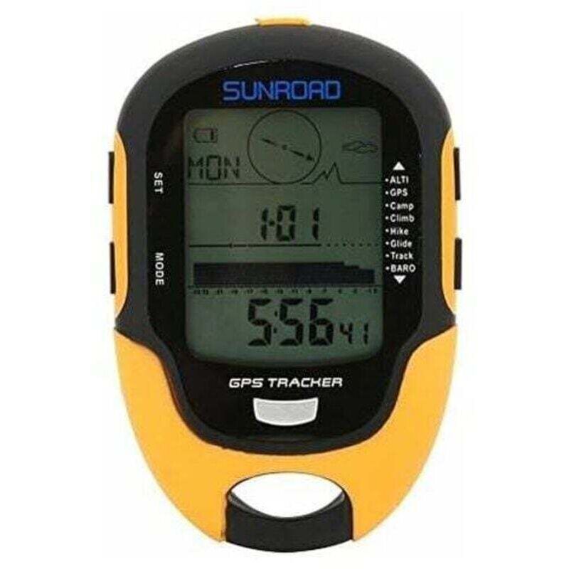 FR510 Multifunktionaler GPS-Höhenmesser, Outdoor-GPS-Navigationshöhenmesser, Kompass, Temperatur- und Feuchtigkeitsmessgerät