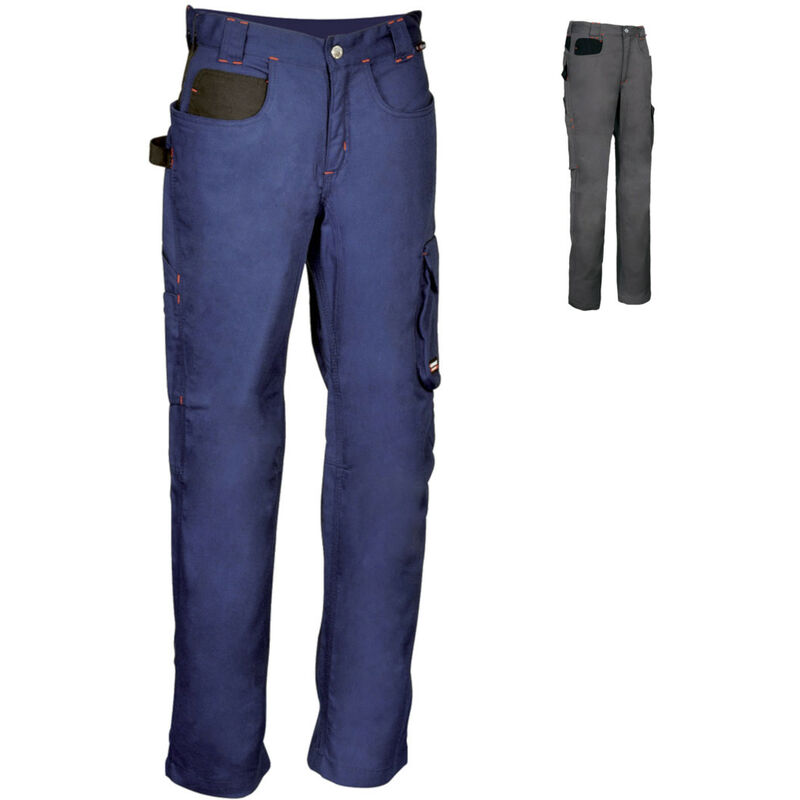 Cofra Damen Arbeitshose, YKK® Reißverschluss, waschresistent blau 36