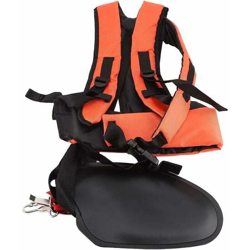 Tigrezy Freischneider-Geschirr, Doppelgurt-Geschirr, verstellbare Schultergurte, Komfort für Trimmer, Y-förmiger Nylongürtel, Gartenzubehör