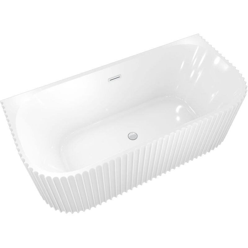 Acquavapore - freistehende Badewanne Wanne Acryl F07 170x80cm Armatur wählbar ohne Armatur