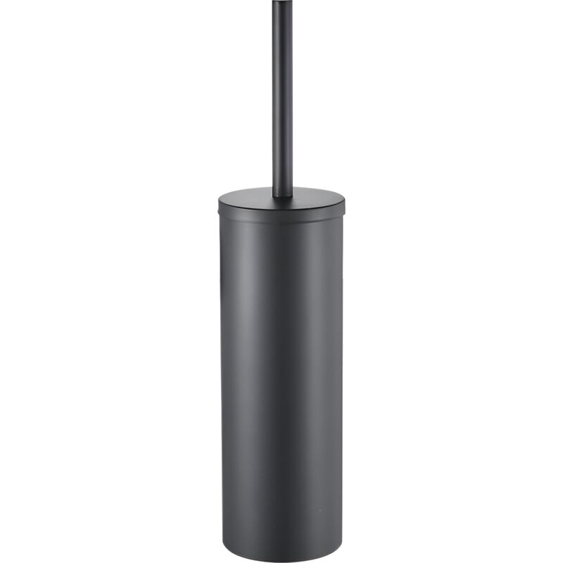Freistehende Toilettenbürste für Toilette, Toilette, Toilette, Stahl, Grau, für Badezimmer