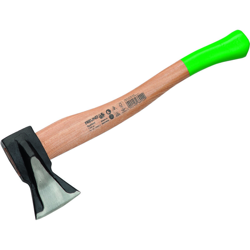 Freund Victoria - Spaltaxt 66922 Axt 1.250 g mit lackiertem FSC-Kuhfußstiel 50 cm