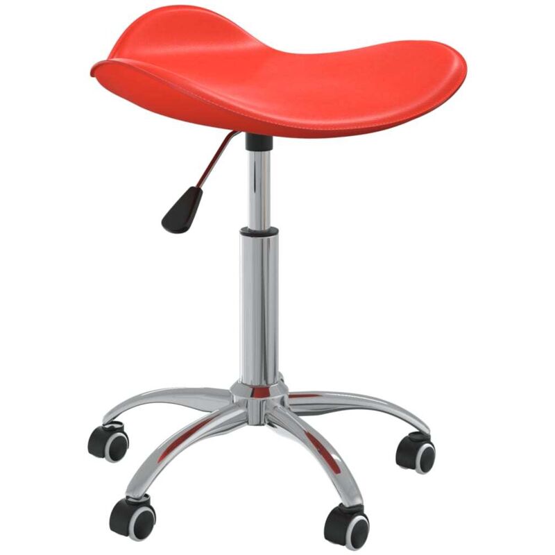 Friseur Rollhocker Rot Kunstleder vidaXL790717