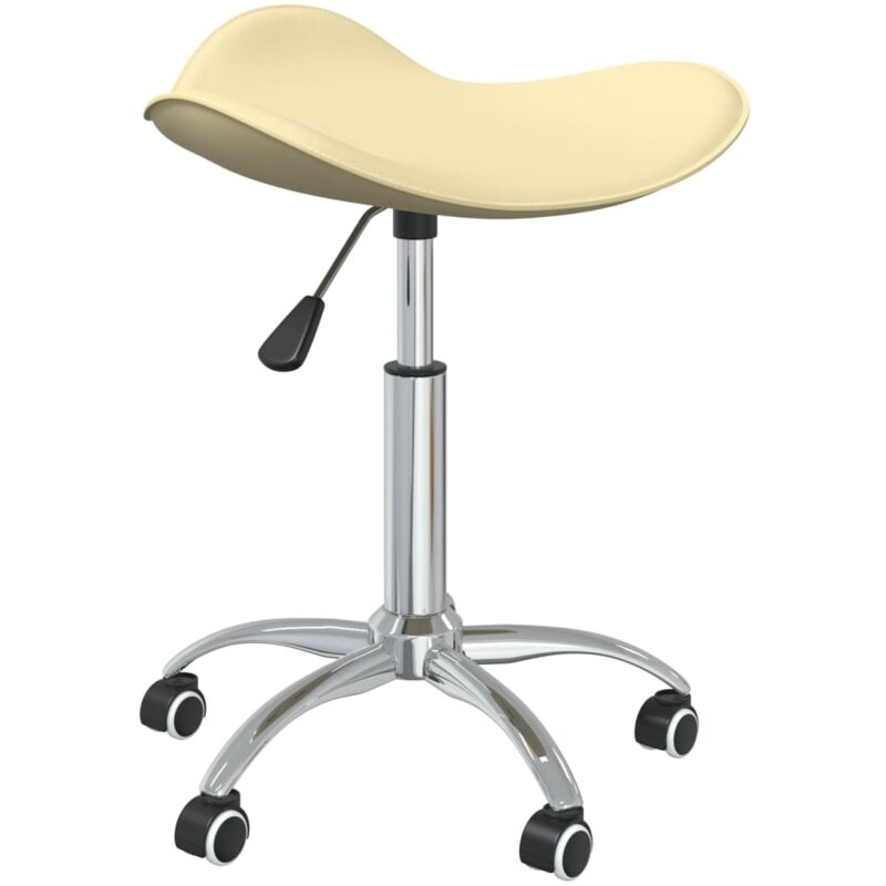 Friseur Rollhocker Creme Kunstleder Vidaxl 909879