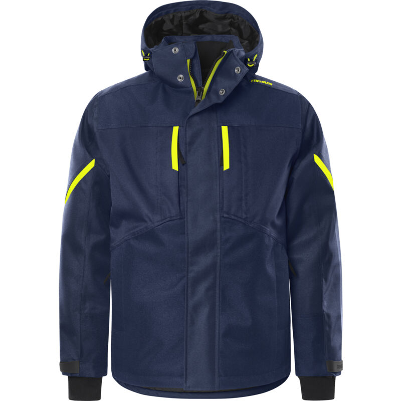 FRISTADS 127559-556 Airtech® Winterjacke 4058 GTC Gr.S Marine/Warnschutz-Gelb