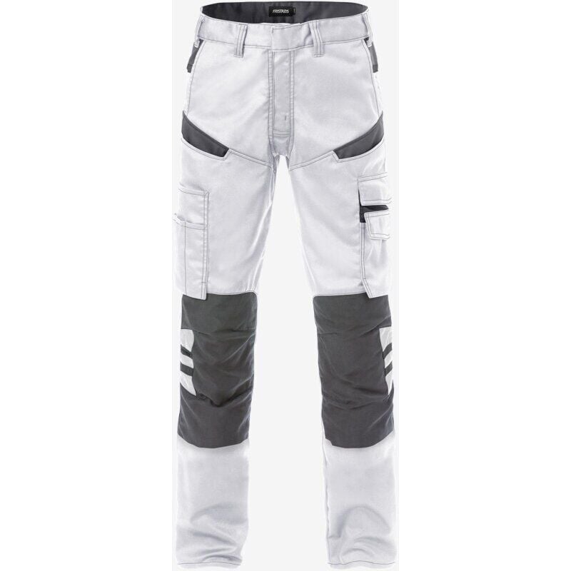 Arbeitshose 2555 stfp Fristads Weiß/Grau Gr. C154