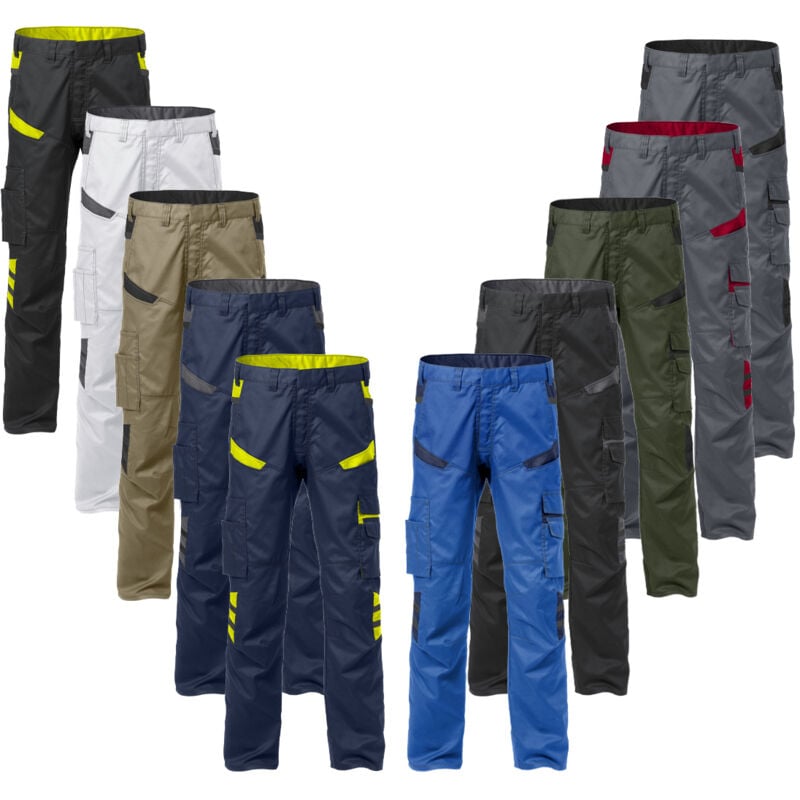 Fristads - 2552 stf epd Arbeitshose mit mehreren Taschen - 44 (eu) - Weiß/Grau