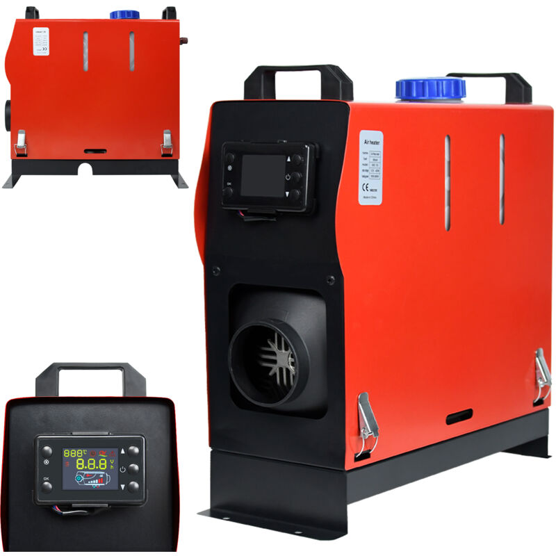 Froadp 12V 5KW Diesel Standheizung Lufterhitzer mit Fernbedienung LCD Monitor für KFZ Heizung 5L Diesel Luftheizung Kraftstoffheizung mit