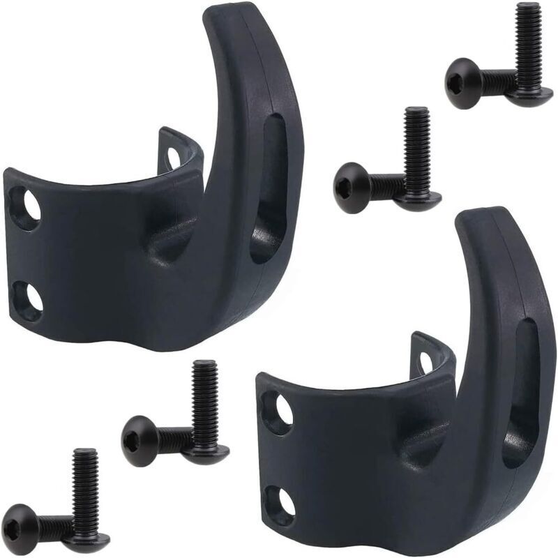 Front-Tragehaken aus Kunststoff für Elektroroller, kompatibel mit Segway Ninebot Max G30 Elektroroller (Schwarz)