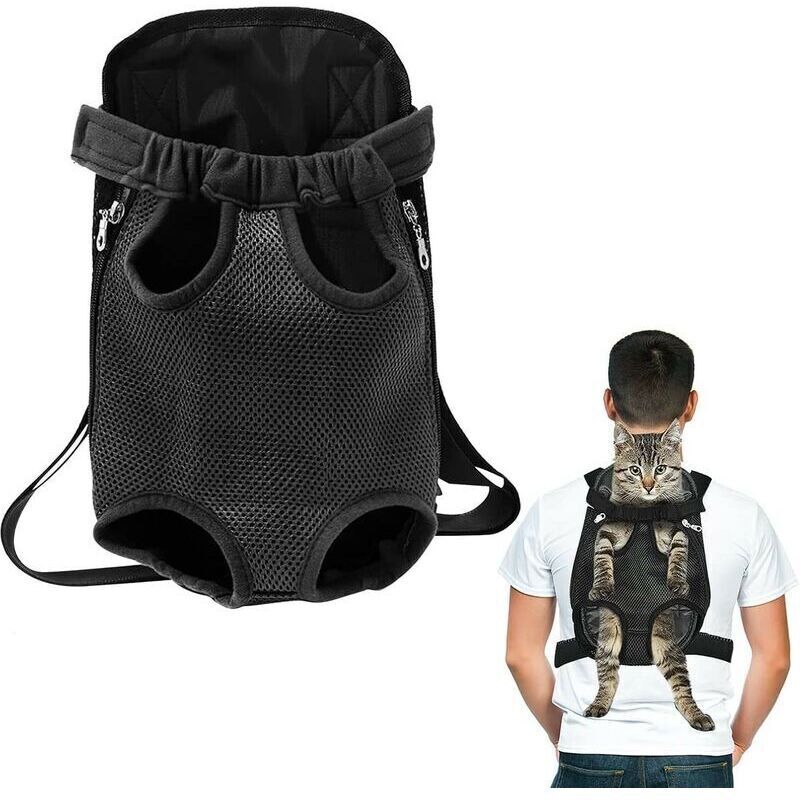 Fronttragerucksack für kleine und mittelgroße Hunde, Fronttragetasche für Hunde, Reiseaccessoires für Hunde und Katzen, tragbarer Hunde-Rucksack zum