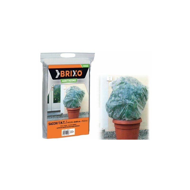 Frostschutztasche in t.n.t. Für Pflanzen Agrithermo für Pflanzen - 60x80 cm. - Confezione 6 pezzi