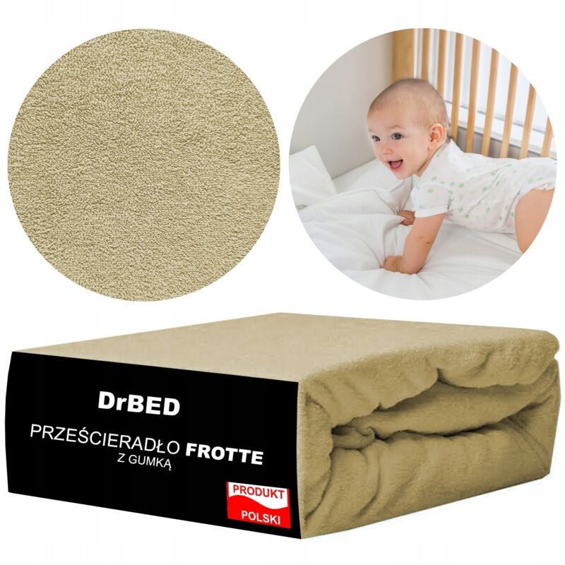 Frottee-Bettlaken für Kinderbett 60x120 mit Gummizug PERFECT FIT Polish