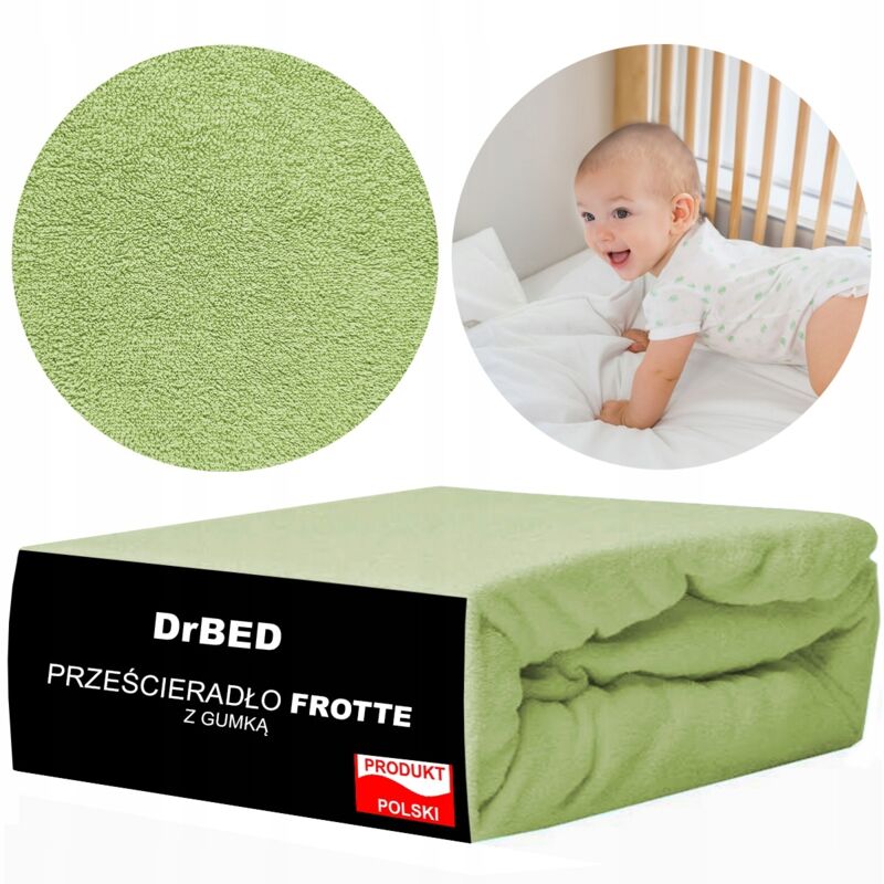 Frottee-Laken für Kinderbett 60x120 mit Gummizug, pillingresistent, PL