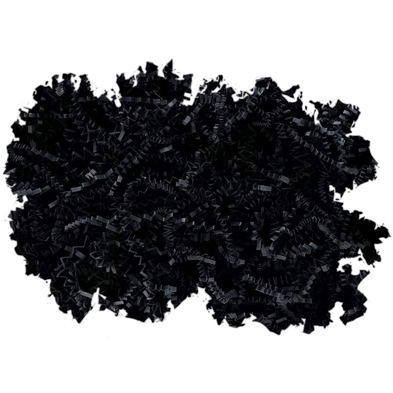 Füllmaterial für Geschenkverpackungen: Schwarzes Dekorpapier, 100 g, Öko-Chips