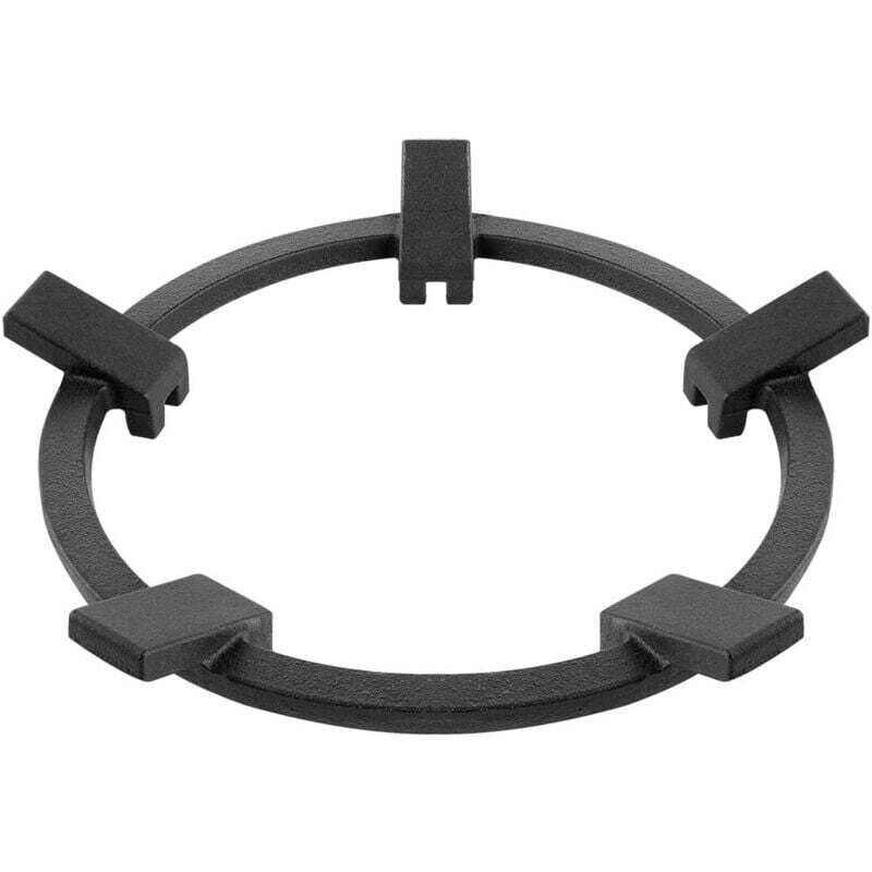 Fünfzackiger Wokhalter aus Gusseisen für Wokbrenner. Küchenzubehör, Wok, Gaskochfeld, Topfhalterung.