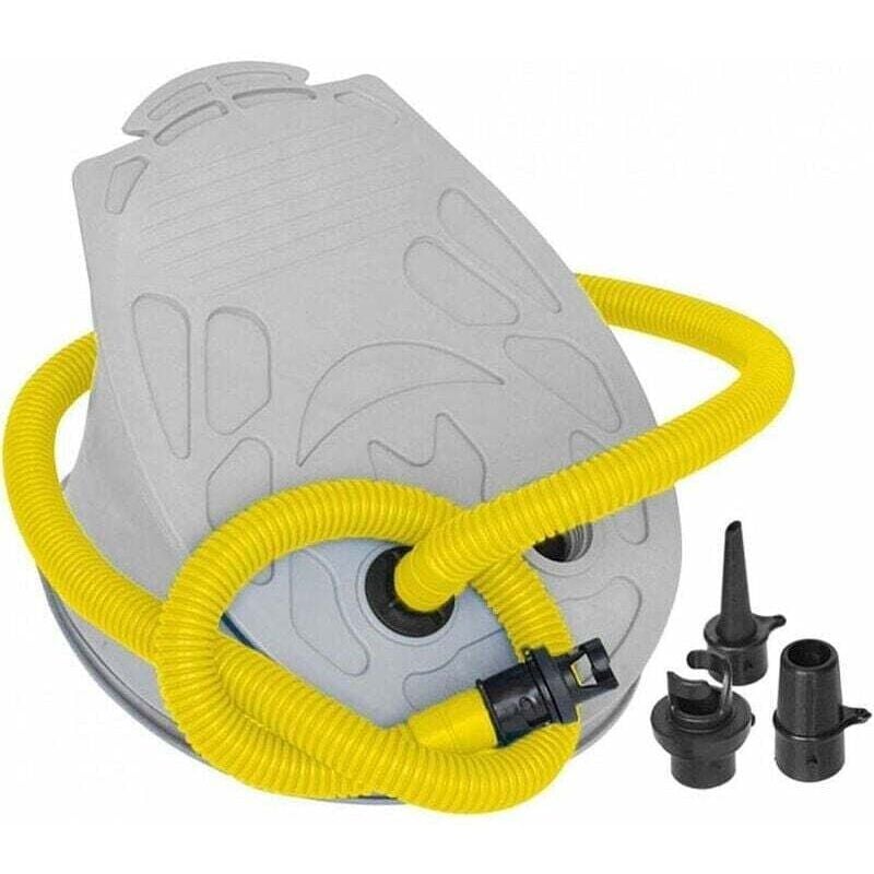 Fußpumpe, XU, Fußpumpe für Boote, Luftpumpe für aufblasbare Boote, Schlauchboot, Tragbar, Camping, Luftmatratze, Kanuball, Kajak - KZQ