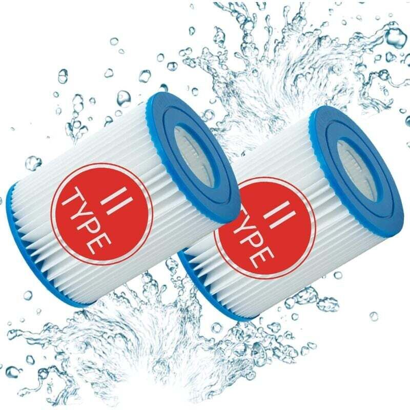 für Bestway 58094 Kartuschen Typ II – für Bestway Typ II – Passend für Bestway 58094 – Filterkartusche für Bestway-Schwimmbecken 530/800 Gal/h (2
