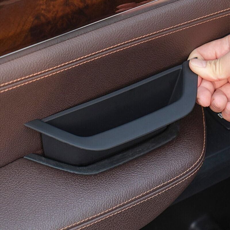 Jalleria - Für bmw X3 X4 F25 F26 Autotürgriff Fahrerseite Aufbewahrungsbox für bmw X3 X4 2010-2017 (Schwarz)