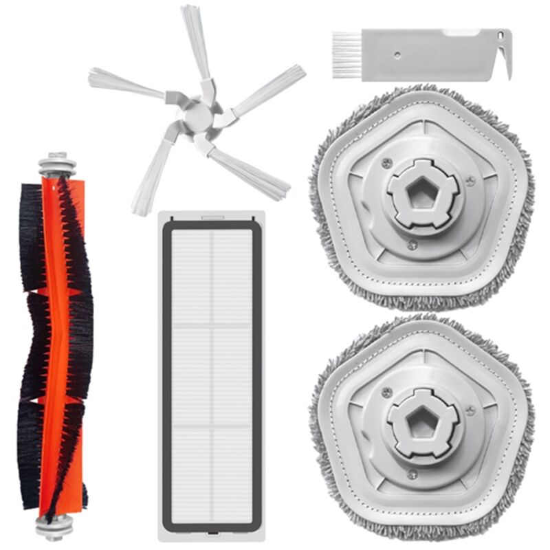 FüR Bot W10 Pro Selbstreinigender Roboter Staubsauger und Wischmopp HauptseitenbüRste Hepa Filter Wischpads Teile
