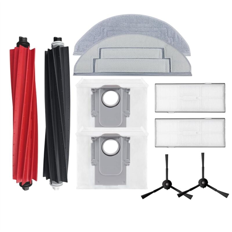 Für S8 Pro Ultra Ersatzteile Duo Roller Pinsel Reinigung Staub Taschen Filter Tücher Seite