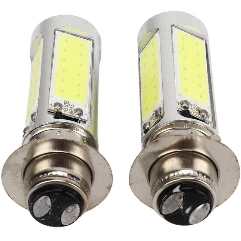 Für Suzuki ltz LED-Lampe für 12 v 30/30 w HS/P15D-25-1 12 v Glühbirnen, 2 x 6000 k H6M cob weiße LED-Farbe Fahrrad/ATV Nebelscheinwerfer Lampe (PX15d