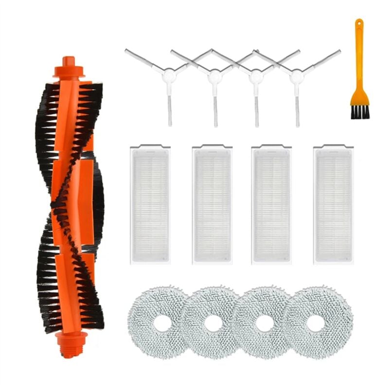 Für X20 C101 Roboter Staubsauger Kit Ersatzteile Zubehör Mopp Pad Wischen Roller Pinsel Hepa-Filter Staub Taschen