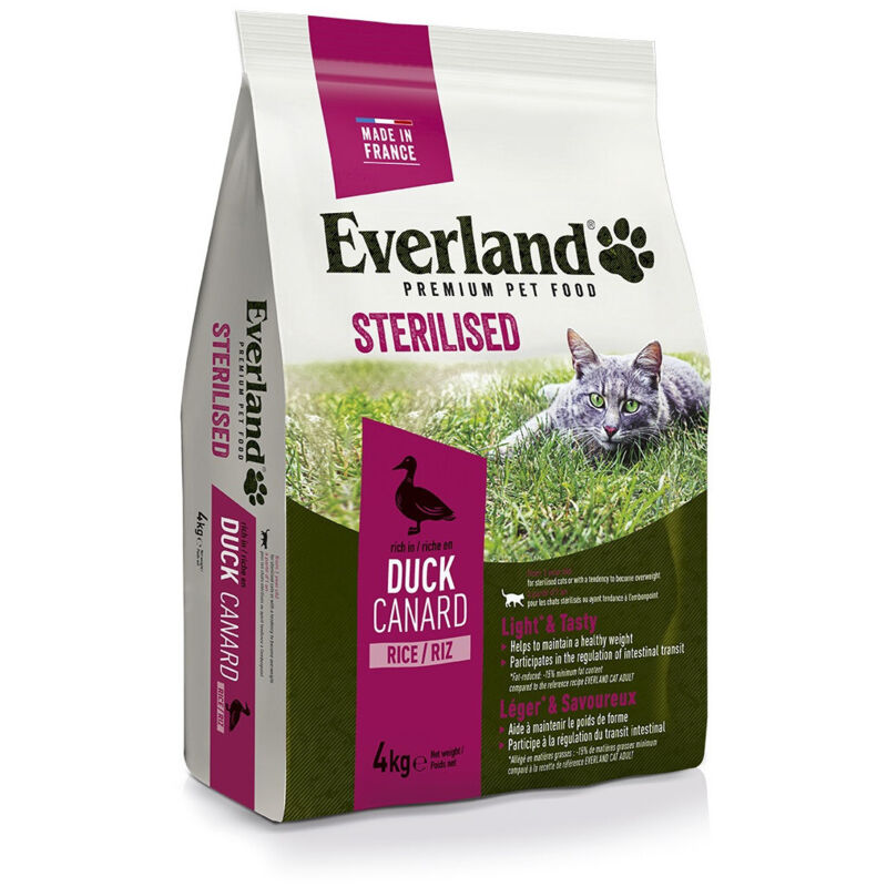 Futter Kroketten für Katzen Nutrio Sterilisiert 4kg - Everland