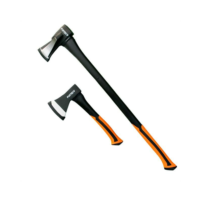 Axt Set, 2 teilig Beil 600g, Spaltaxt 2.000g. Spalthammer Axtset, Spaltbeil - Fuxtec