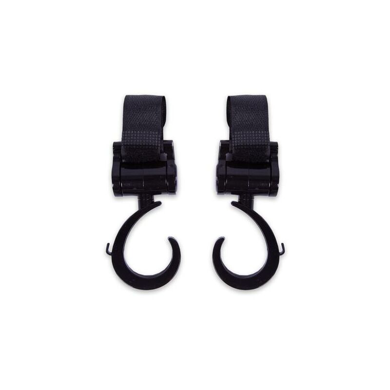 FUXTEC Bollerwagen Universalhaken 2er Set - zur Befestigung von Taschen und Rucksäcken