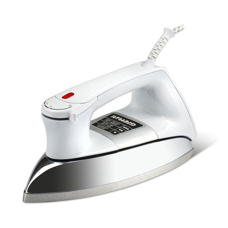 G3 Ferrari Seicento Trocken-Bügeleisen Aluminium-Sockelplatte Edelstahl, Weiß 900 W