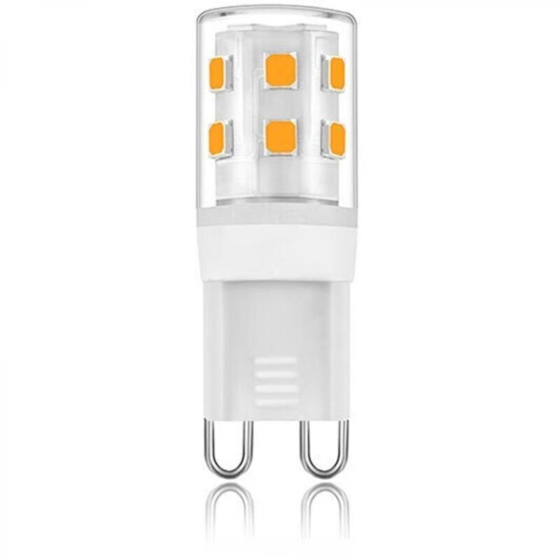 G9 2W LED-Lampen, Warmweiß (2700K), 280 lm, entspricht einer 28W Halogenlampe, G9 LED-Lampen für die Wohnraumbeleuchtung, flimmerfrei, 220–240V