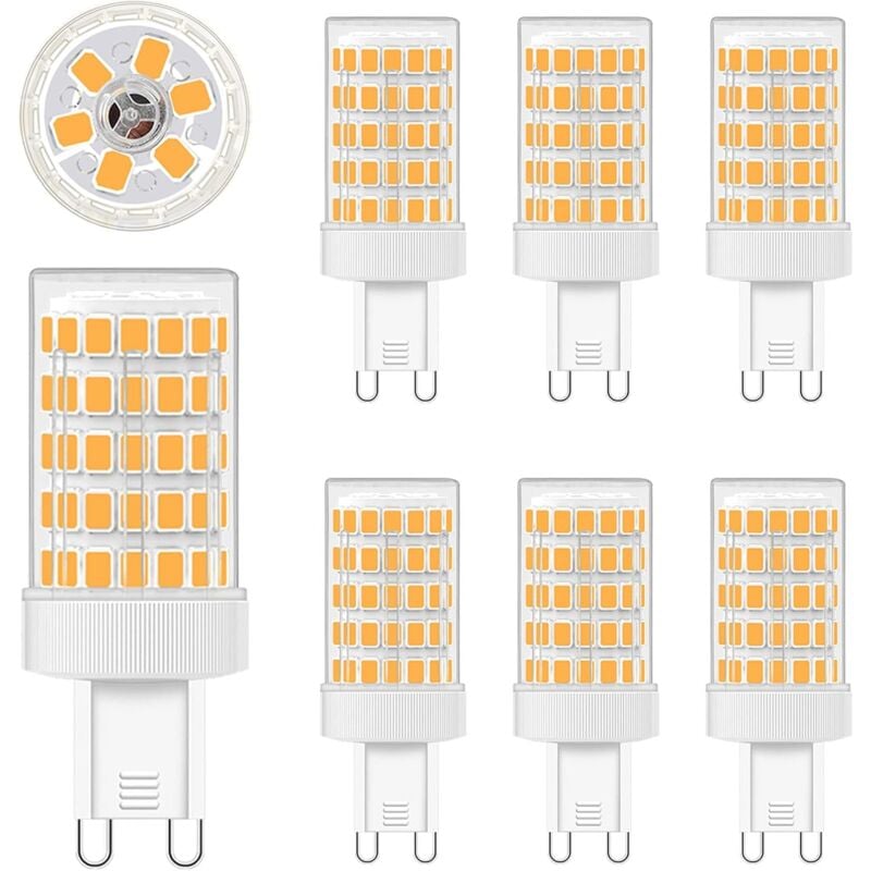 Aougo - G9 led 10 w, G9 LED-Leuchtmittel, warmweiß, 2700 k, Glühlampenäquivalent, 80 w Licht, 900 lm, G9-Leuchtmittel, ac 220 v, hell, 360 ° breiter