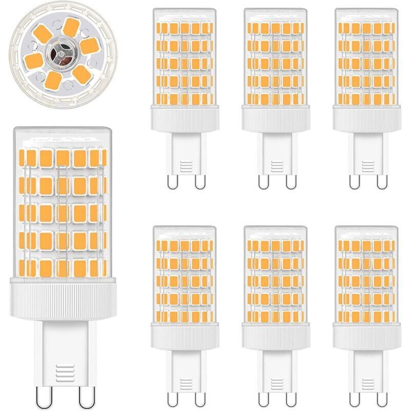 G9 LED 10W, G9 LED-Lampen, warmweiß 2700K, entspricht 80W Glühlampe, 900lm, G9-Lampen, 220V Wechselstrom, heller 360°-Abstrahlwinkel, 862835 SMD,