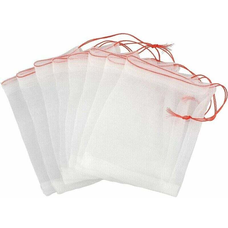 Gabrielle - 50 Stück Insektennetz 25 x 15 cm – Pflanzen- und Obstschutzbeutel – Gartenschutzbeutel zum Schutz von Pflanzen, Früchten, Blumen