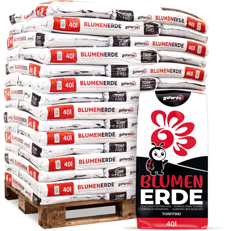 Galamio Blumenerde torffrei 40l x 45 Sack 1800l