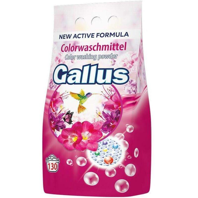 GALLUS Waschpulver (130 Waschgänge) - Farbe 8,45 kg
