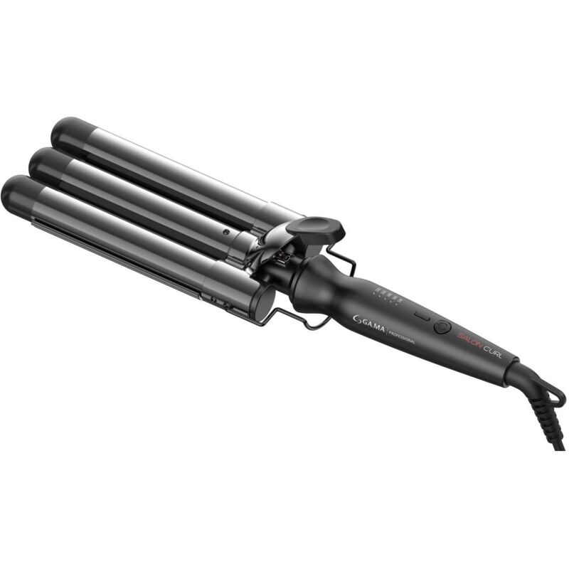 GA.MA Triferro Salon Curl Lockenstab Warm Schwarz 95 W 3 m