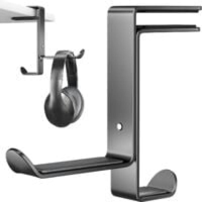 Gaming-Headset-Ständer für den Schreibtisch, multifunktionaler Kopfhörerhalter mit Kabel-Organizer, verstellbarer Gaming-Headset-Ständer für alle