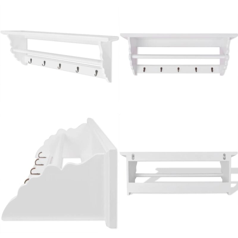 Garderobe mdf Weiß Barocker Stil - Garderoben - Garderobe - Home & Living - Weiß