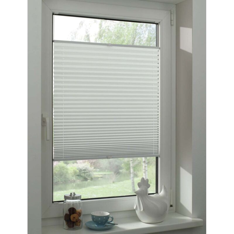 Gardinia Plissee Concept Thermo Abdunklung 45 cm x 130 cm weiß Plissee