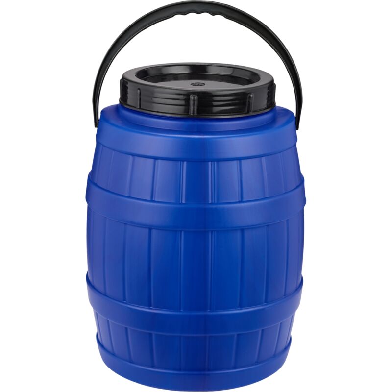Garronda 12 Liter Behälter mit Deckel Futtertonne Weithalsfass BPA-frei Kleines Fass Wasser Box mit Deckel Ideal als transportbox Sichere