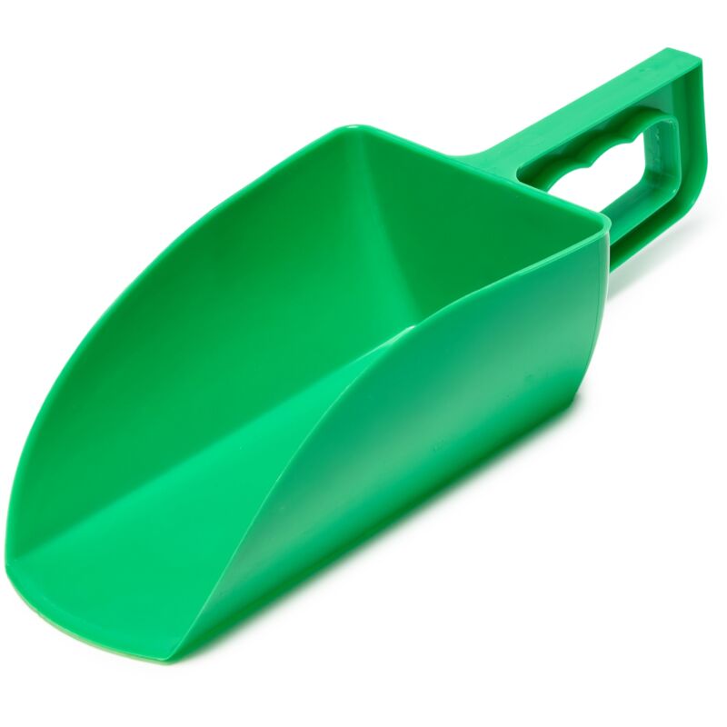 Garronda Futterschaufel ca. 1000 g – ergonomische Schaufel für Futter, Granulat, Streu & Dünger – robuster Kunststoff – BPA-frei, leicht zu reinigen