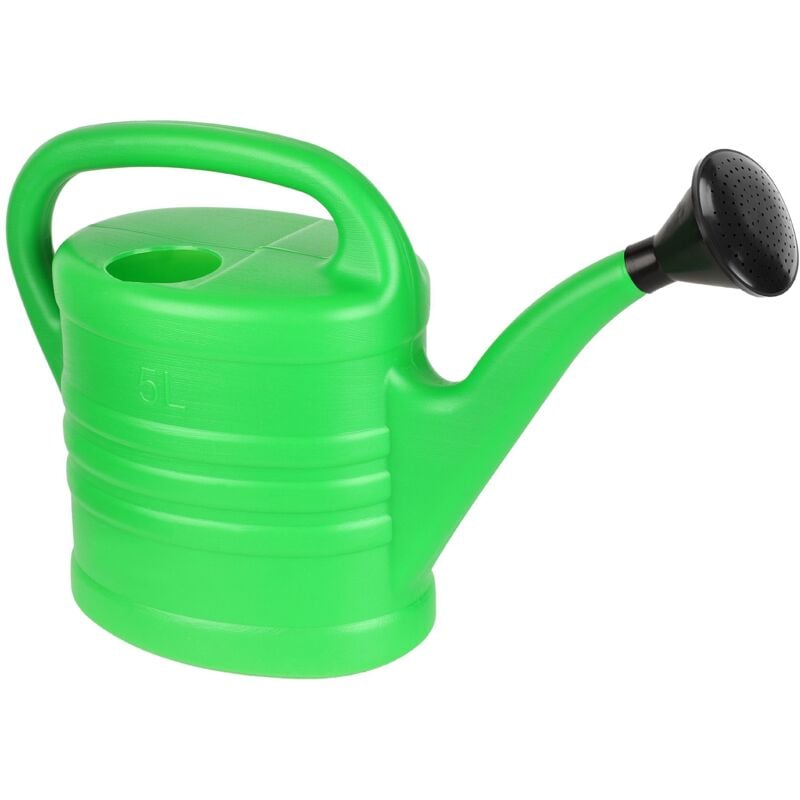 Garronda Gießkanne 5l aus Kunststoff für Innen- und Außenbereich, Garten Wohnung Haus Blumen und Zimmerpflanzen Bewässerung, Giesskanne Garten