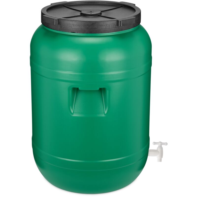 Garronda Weithalsfass 80 Liter Futtertonne mit Deckel ohne Dichtung– BPA-freier HDPE Futterbehälter für Wasser, Lagerung, Tierfutter, Sauerkraut und