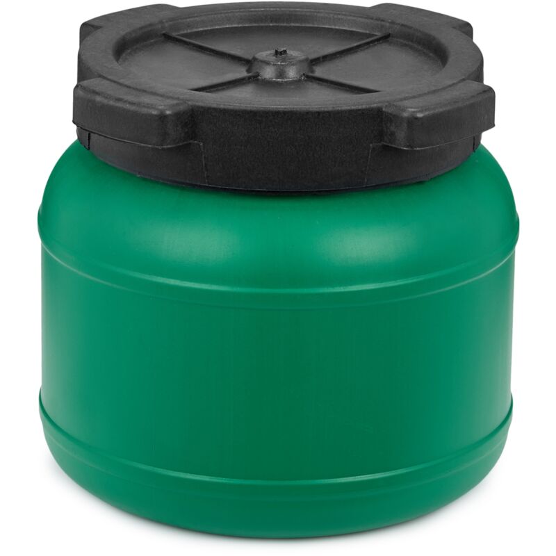 Garronda Weithalsfass 5 Liter Futtertonne mit Deckel ohne Dichtung– BPA-freier HDPE Futterbehälter für Wasser, Lagerung, Tierfutter, Sauerkraut und