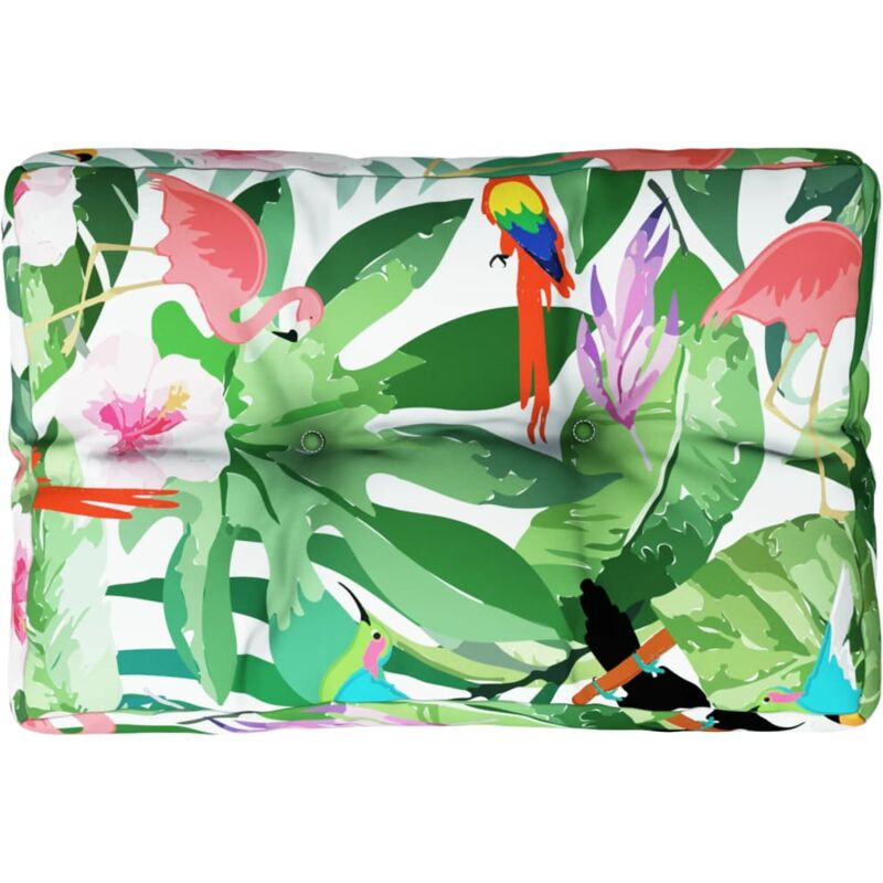 Palettenkissen Mehrfarbig 50x40x12 cm Stoff Vidaxl