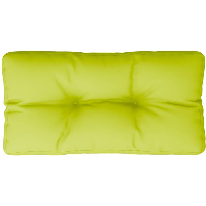 Palettenkissen Knallgrün 80x40x12 cm Stoff vidaXL