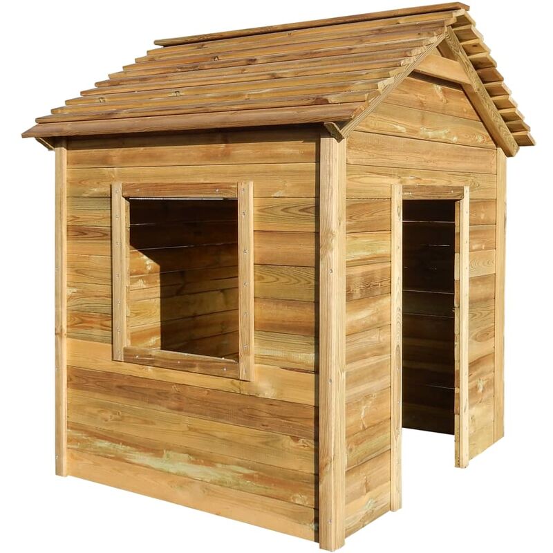 Spielhaus für den Garten 120x120x146 cm Kiefernholz vidaXL