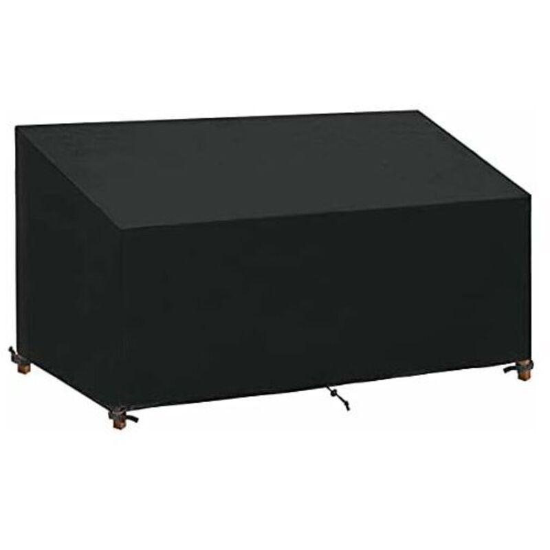 Gartenbank-Abdeckung, 3/4-Sitzer, wasserdichte Outdoor-Bank-Schutzhülle, Oxford-Gewebe, Anti-UV-Bank-Abdeckung, Schutzhülle für Banksessel (185 x 69